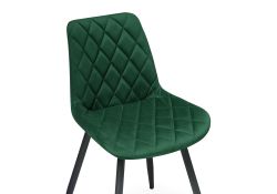 Стул на металлокаркасе Баодин Б/К зеленый / черный