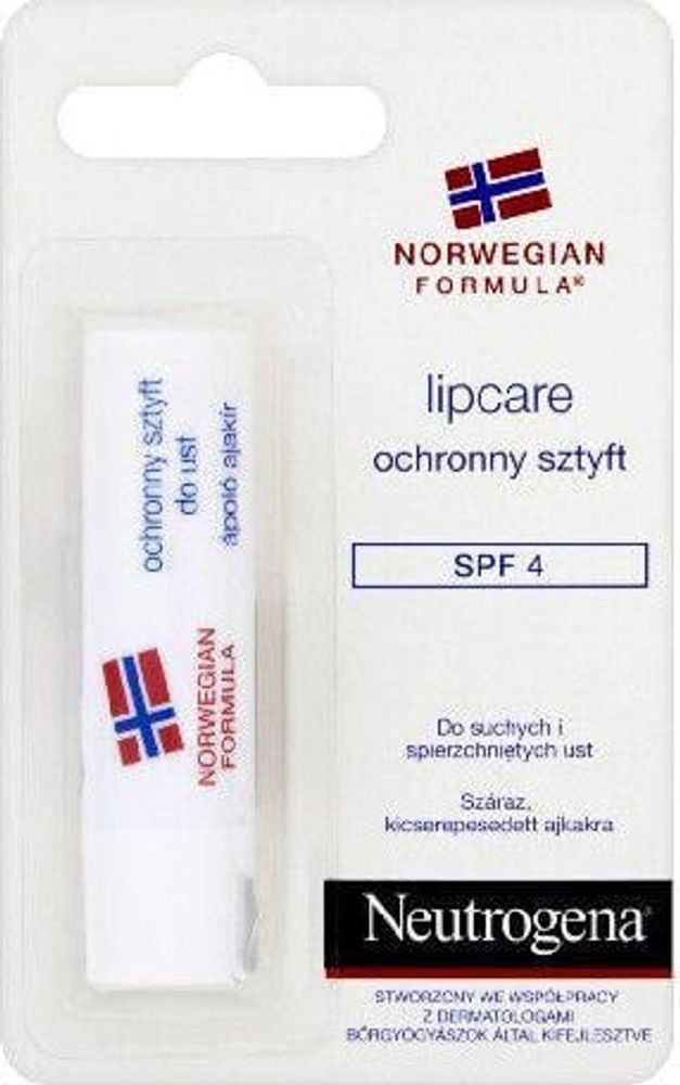 Neutrogena Formuła Norweska Ochronny sztyft do ust SPF 4 4.80g