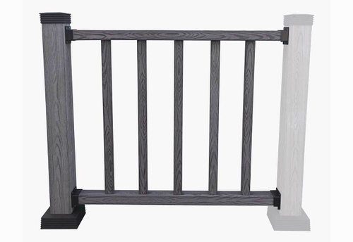 Ограждения HOLZHOF Woodstyle с 3D тиснением под дерево для террас и балконов