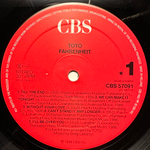 Toto - Fahrenheit (Голландия 1986г.)