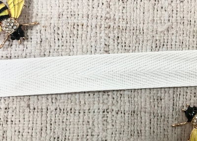 Лента киперная, хлопок, ш. 2 см, белый