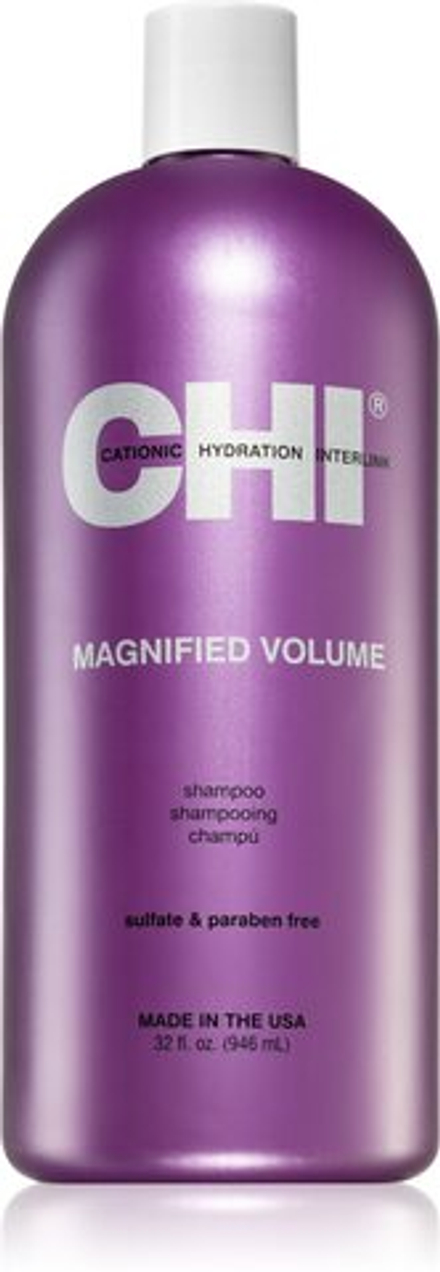 CHI Magnified Volume Shampoo - шампунь для придания объема тонким волосам / 946 ml / GTIN 633911689349