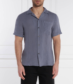 Льняная рубашка Ellino HUGO - темно-синий(50490761)