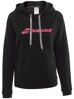 Женская Кофта теннисная Babolat Exercise Hood Sweat Women - black