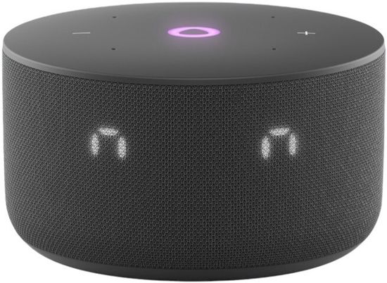 Умная колонка Яндекс Мини 3 с часами, черный