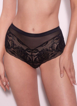 Трусики-стринги с завышенной линией талии Frozen Black (Размер: 46) (Цвет: черный)