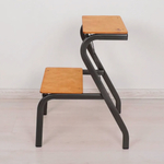 Табурет - стремянка "Конёк" графит