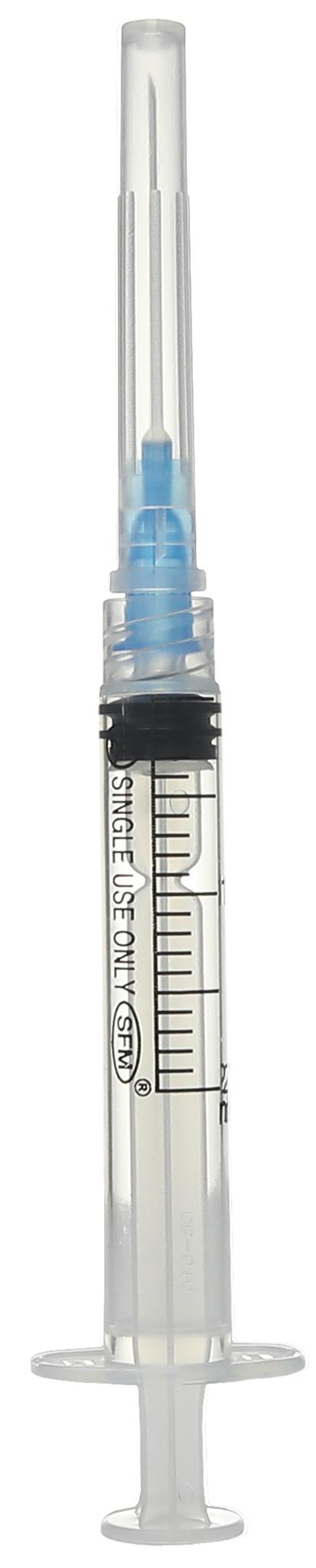 Шприц трехкомпонентный Luer Lock 2 мл 23G 0,6 ⨯ 30 мм 1 шт SFM