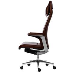 Эргономичное кресло Match HB, темно-коричневая кожа
