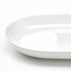 IKEA GODMIDDAG  (ИКЕА ГОДМИДДАГ)  -  Блюдо, белое, 36x22 см