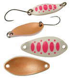 Блесна колеблющаяся для рыбалки на форель окуня голавля LureMax Dotty колебалка