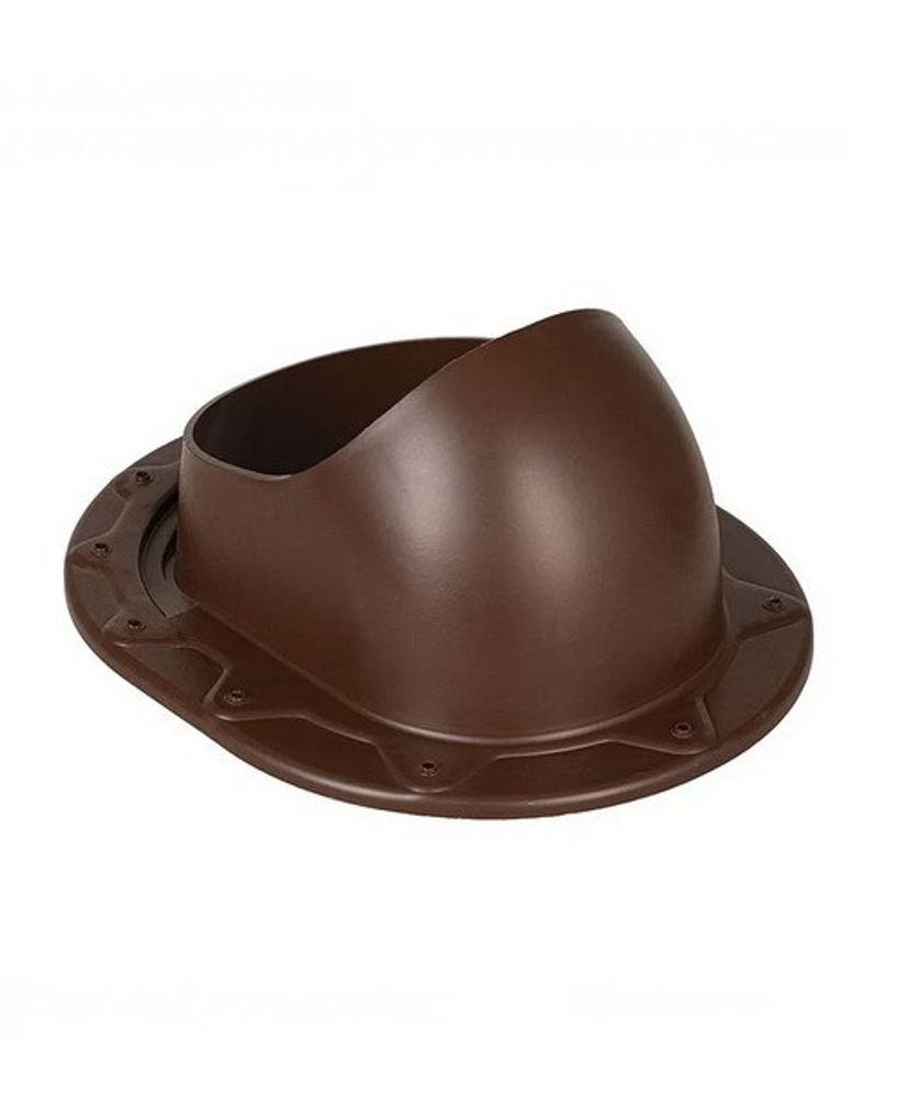 Проходка для фальцевой и готовой кровли из битумной черепицы коричневая ...