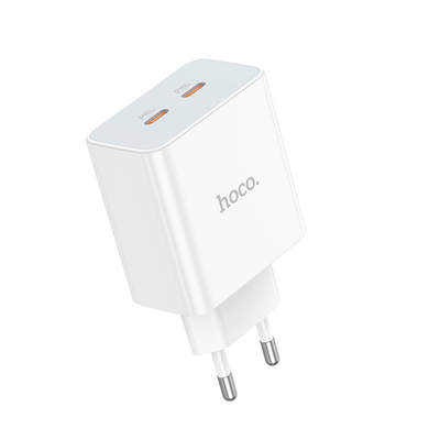 Сетевое зарядное устройство hoco C108A, 2Type-C, 35W