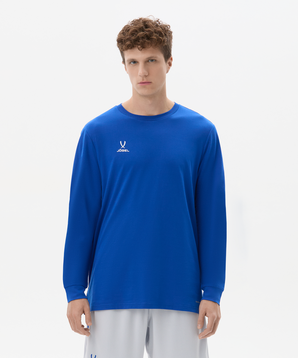 Лонгслив тренировочный JÖGEL DIVISION PerFormDRY Training CVC LS Z2, синий