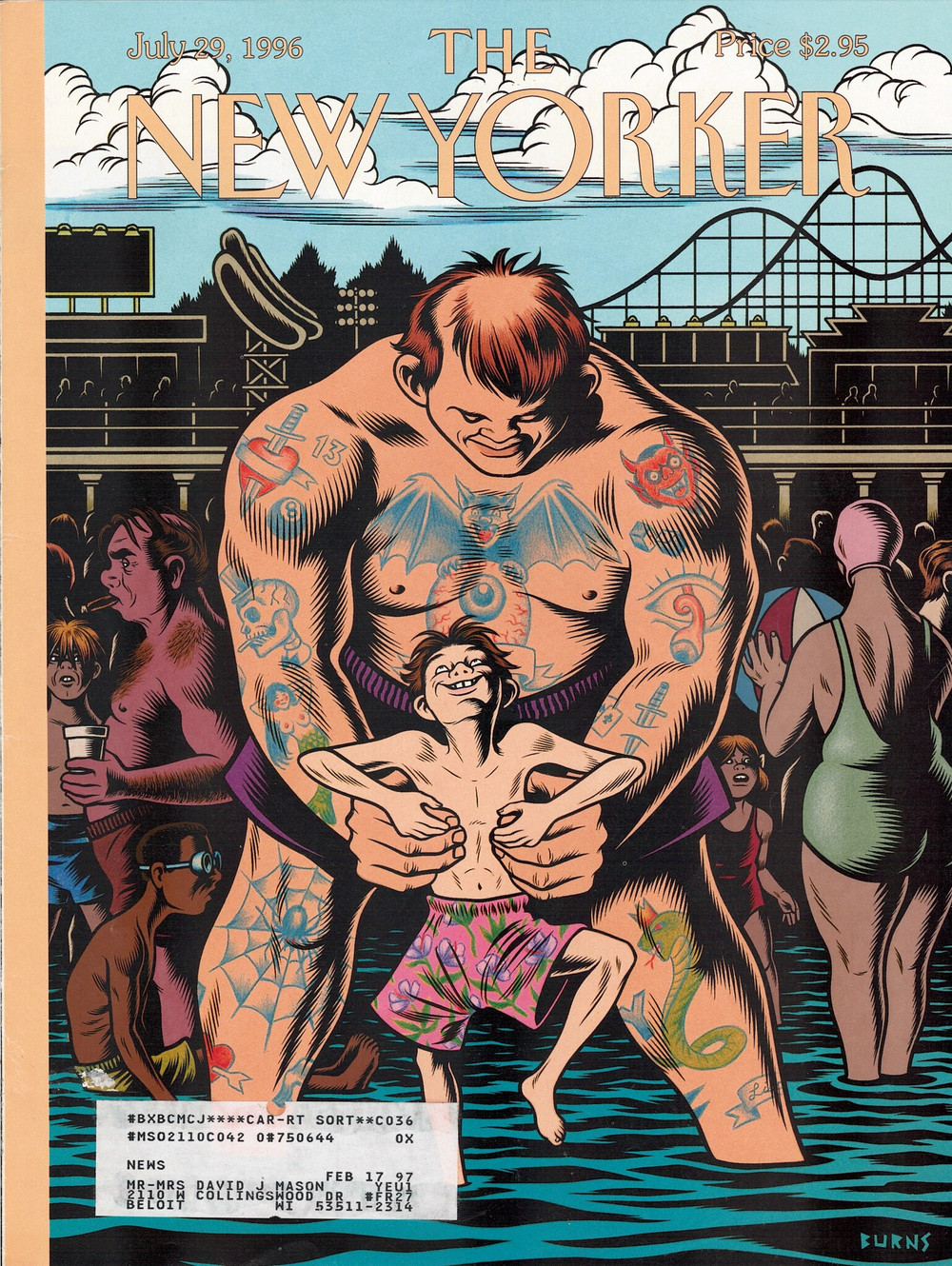 Журнал The New Yorker 29-07-1996, обложка