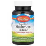 Carlson, Органическая смесь для иммунитета грибов, 50 вегетарианских капсул
