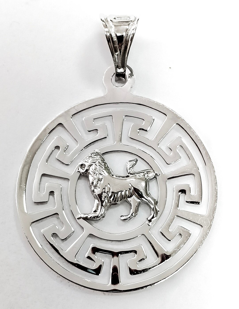 Подвеска ювелирная "Лев", серебро
