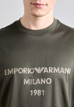 Emporio Armani Футболка с принтом - Чёрный