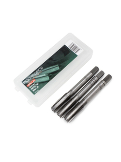 Метчик M8x1,25 (3шт), в пластиковом футляре RockForce##Rock FORCE RF-TAP8x1,25