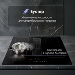 Индукционная варочная панель Zigmund & Shtain CIS 311.75 BX с вытяжкой