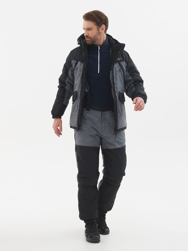 Костюм зимний Горка-Люкс ткань Breathable Camo цвет Серый