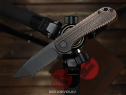 Складной нож Civivi Elementum C907T-B сталь D2, рукоять Медь