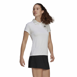 Женское поло Adidas Heat Ready Polo W - white/black
