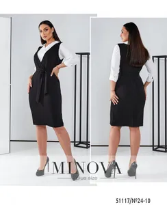 Сарафан 24-10-Черный Minova