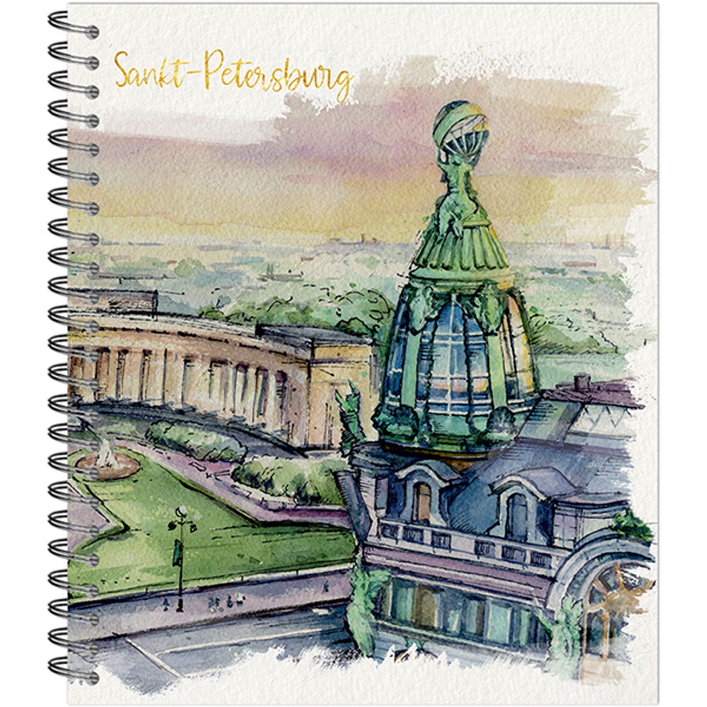 НОВИНКА! ТЕТРАДЬ ОБЩАЯ 96 ЛИСТОВ НА СПИРАЛИ “Питер”