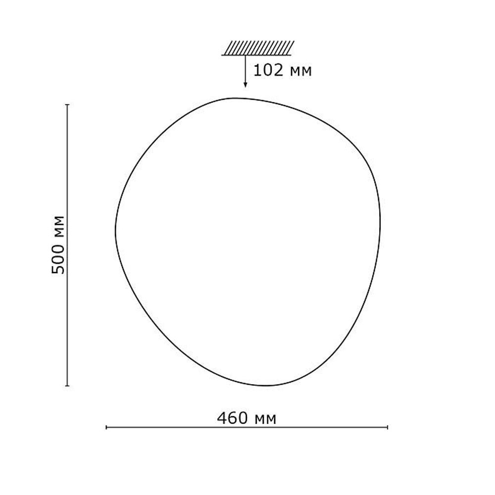 Накладной светильник Sonex Stone 2039/DL