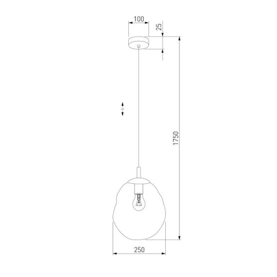Подвесной светильник TK Lighting 10083 Sol