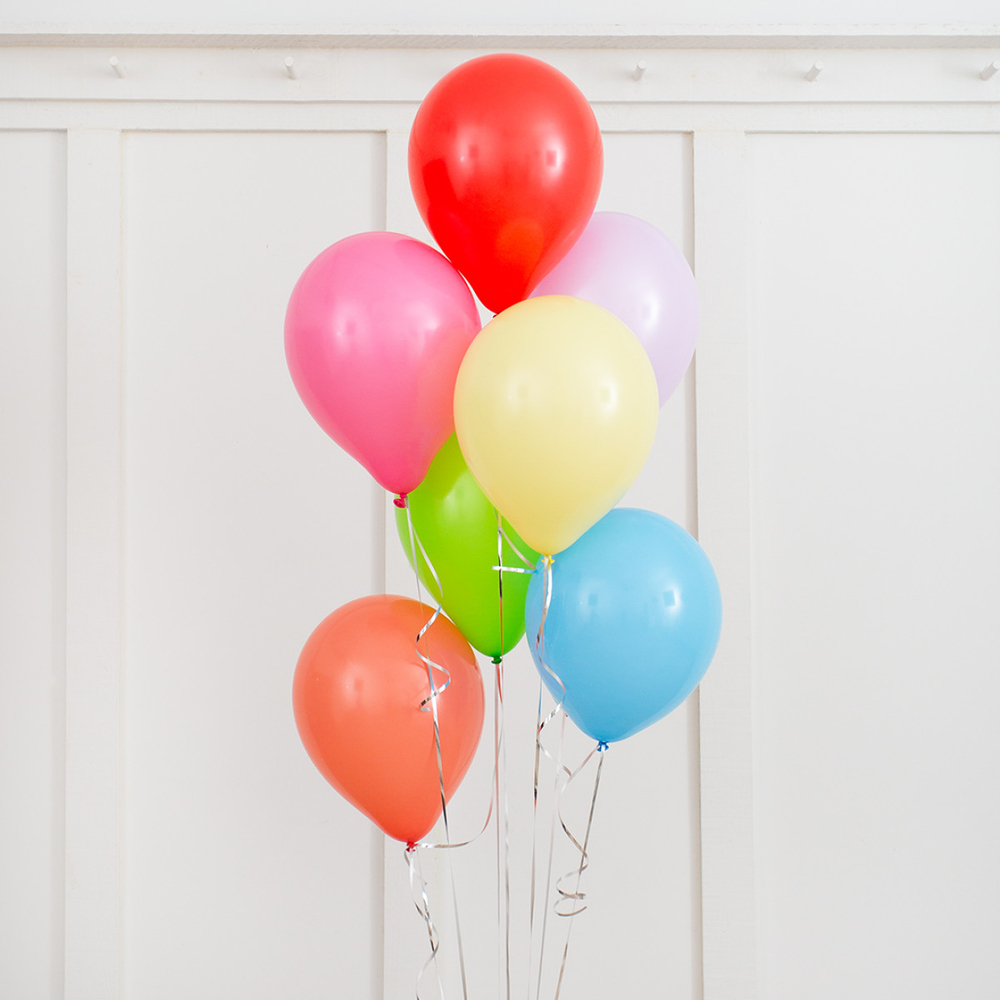 Фонтан шаров "Летние краски"