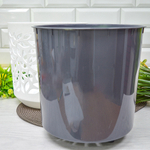 Кашпо Leaves 8л, белый/антрацит