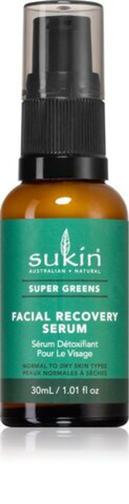 Sukin Super Greens - увлажняющая регенерирующая сыворотка /   30  ml  / GTIN 9327693004438