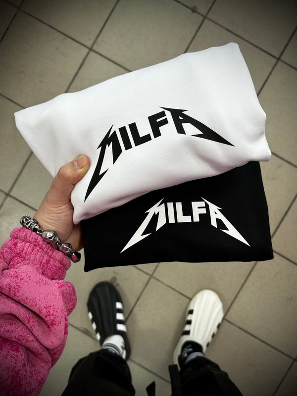 Футболка оверсайз(унисекс) плотная «MILFA»