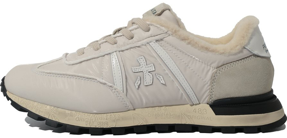 Premiata John Low D серые с мехом