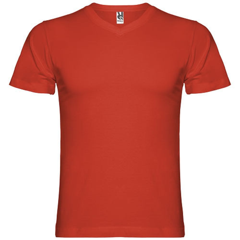 Мужская футболка Samoyedo с коротким рукавом и V-образным вырезом