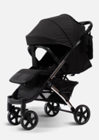 Peppy Коляска прогулочная Polo 2.0 (silver black) хром рама, сумка