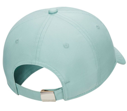 Теннисная кепка Nike Dri-Fit Club Unstructured Metal Swoosh Cap - mineral/metalic silver