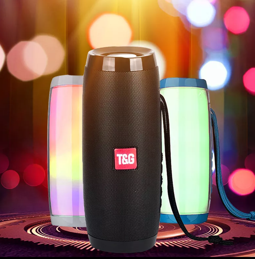 Беспроводная колонка TG-157 (10W/TF/FM/USB) RGB