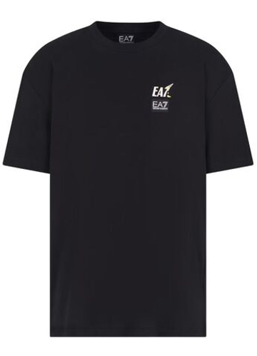 Мужская теннисная футболка EA7 Man Jersey - черный