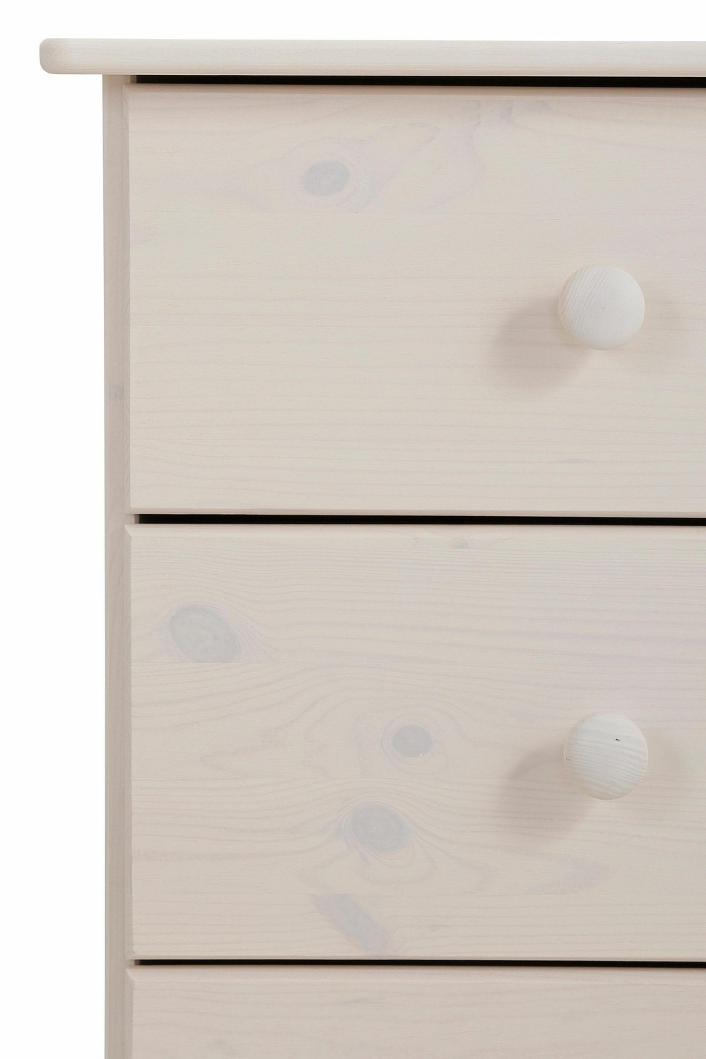 Комод Мелоди для вещей деревянный 4 ящика, белый