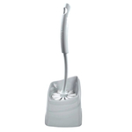 Комплект WC угловой Step (ершик + подставка) серебряный