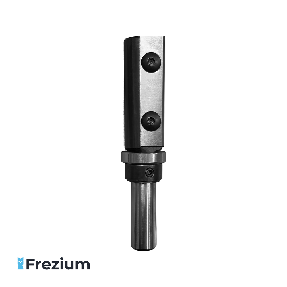 Обгонная фреза со сменными ножами по дереву с верхним подшипником 21x12x50 Z2