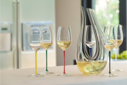 Набор бокалов для вина 6шт 395мл Riedel Fatto a Mano Riesling/Zinfandel разноцветными ножками