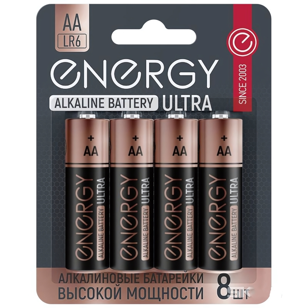 Батарейка Energy Ultra LR6 АА (8шт)