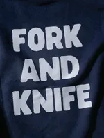 Худи Hardlunch F&K на молнии темно-синий