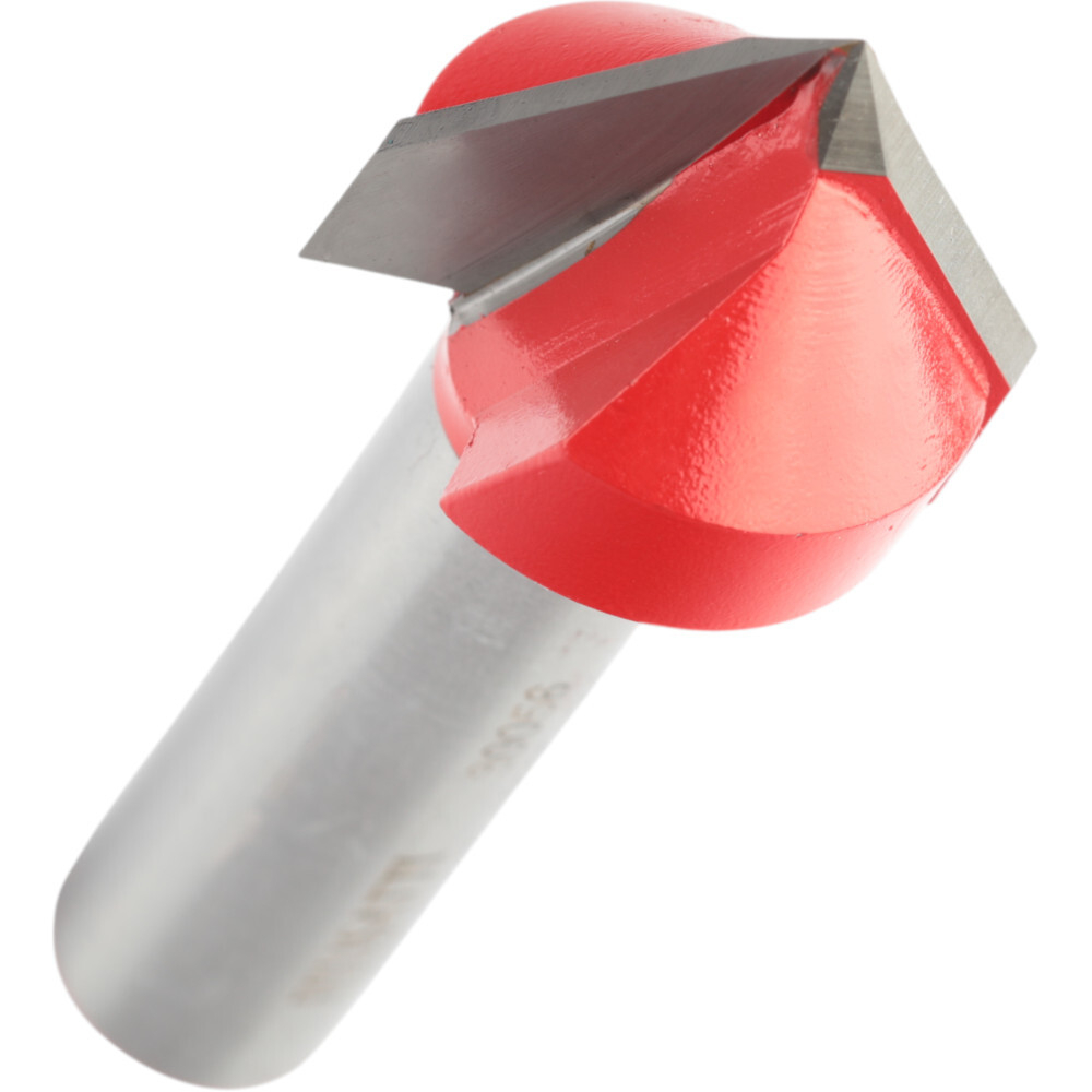 Фреза пазовая гальтельная FELISATTI V-обр. 25.4х90° хвостовик 12мм   30056