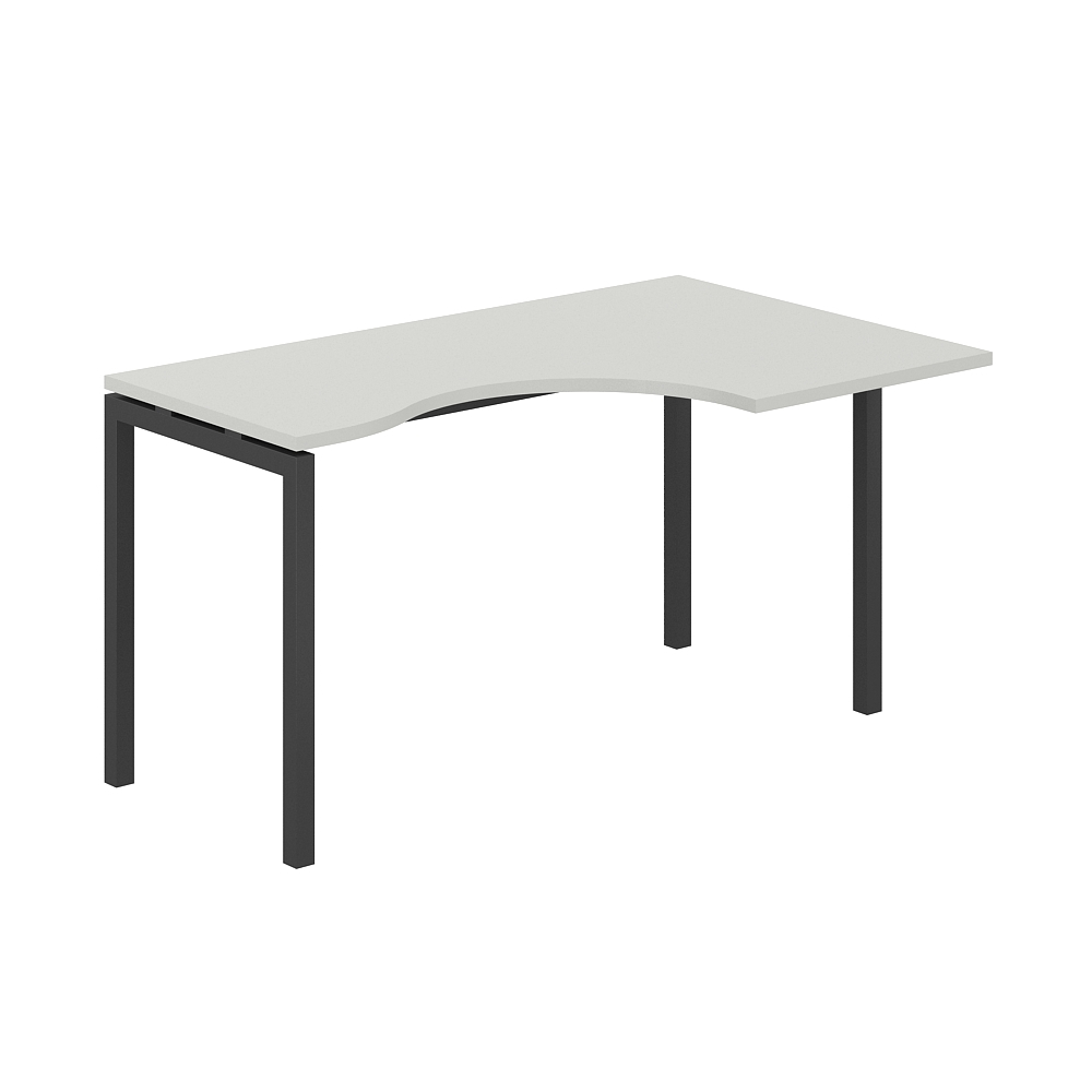 Стол эргономичный на металлокаркасе (антрацит) SIGMA (СИГМА) МК60х30