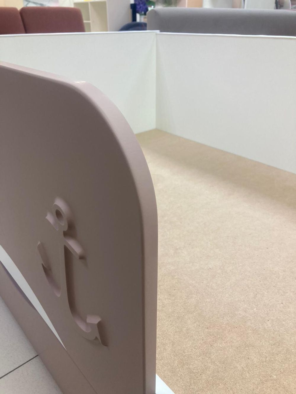 Кровать-софа Кораблик белый/капучино 800*1600